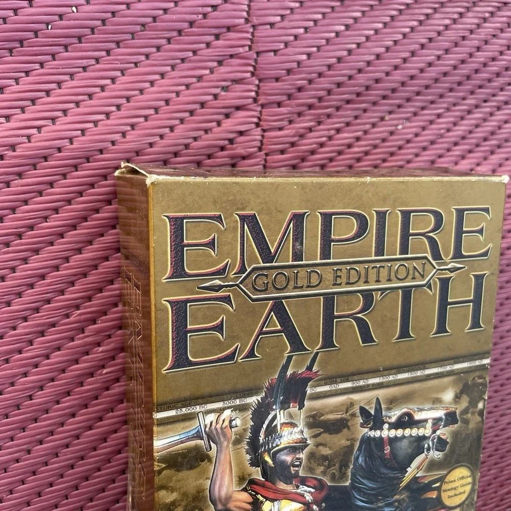 Empire Earth Gold Edition (PC, 2003) The Art Of Conquest Expansion Game Compete